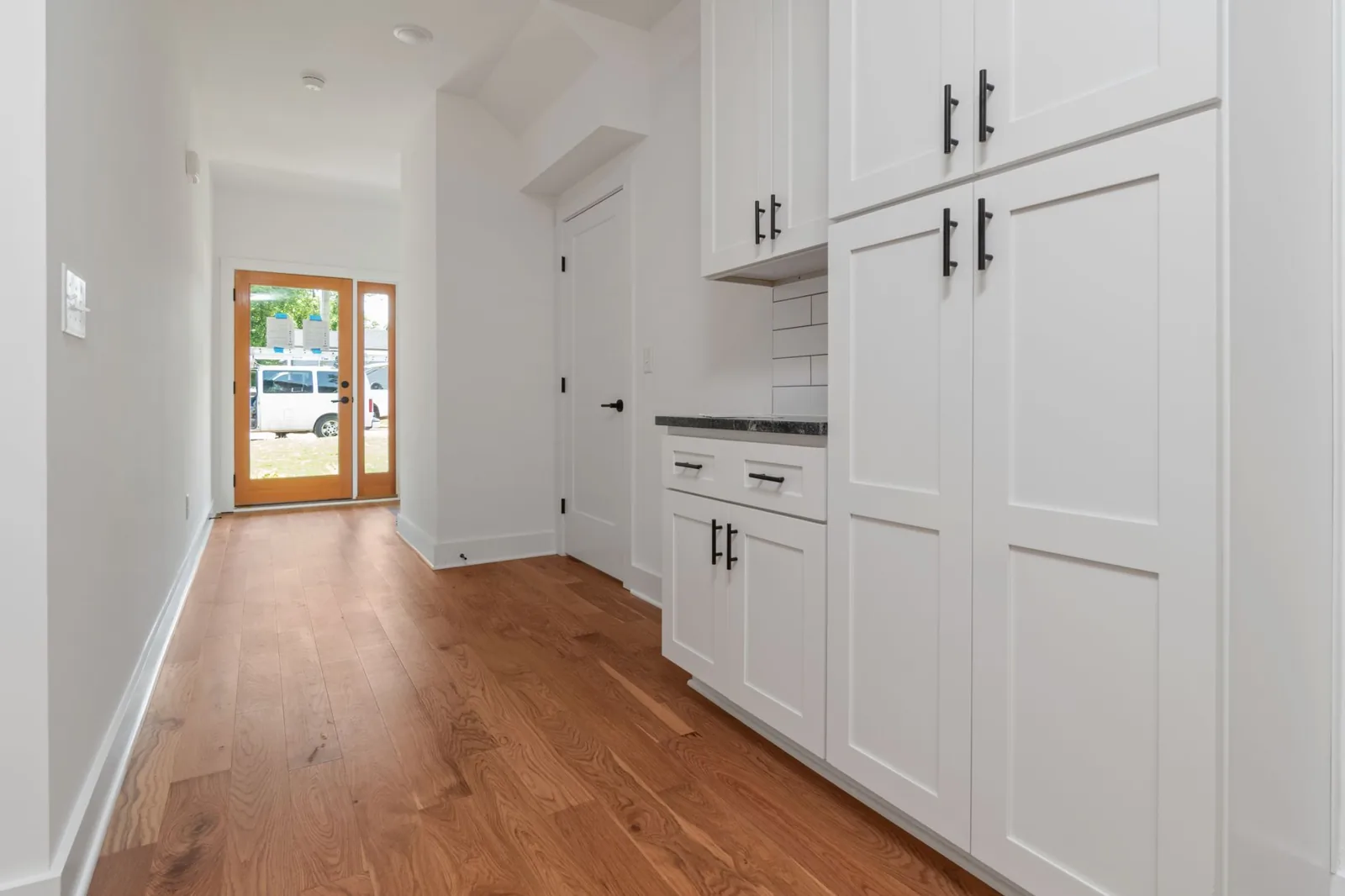Mudroom ideas with built-in bench and cubby storage